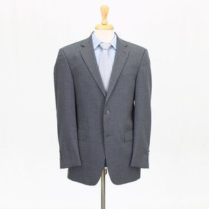 DKNY 40R Gray Solid 2-Button Sport Coat Blazer Jacket B147